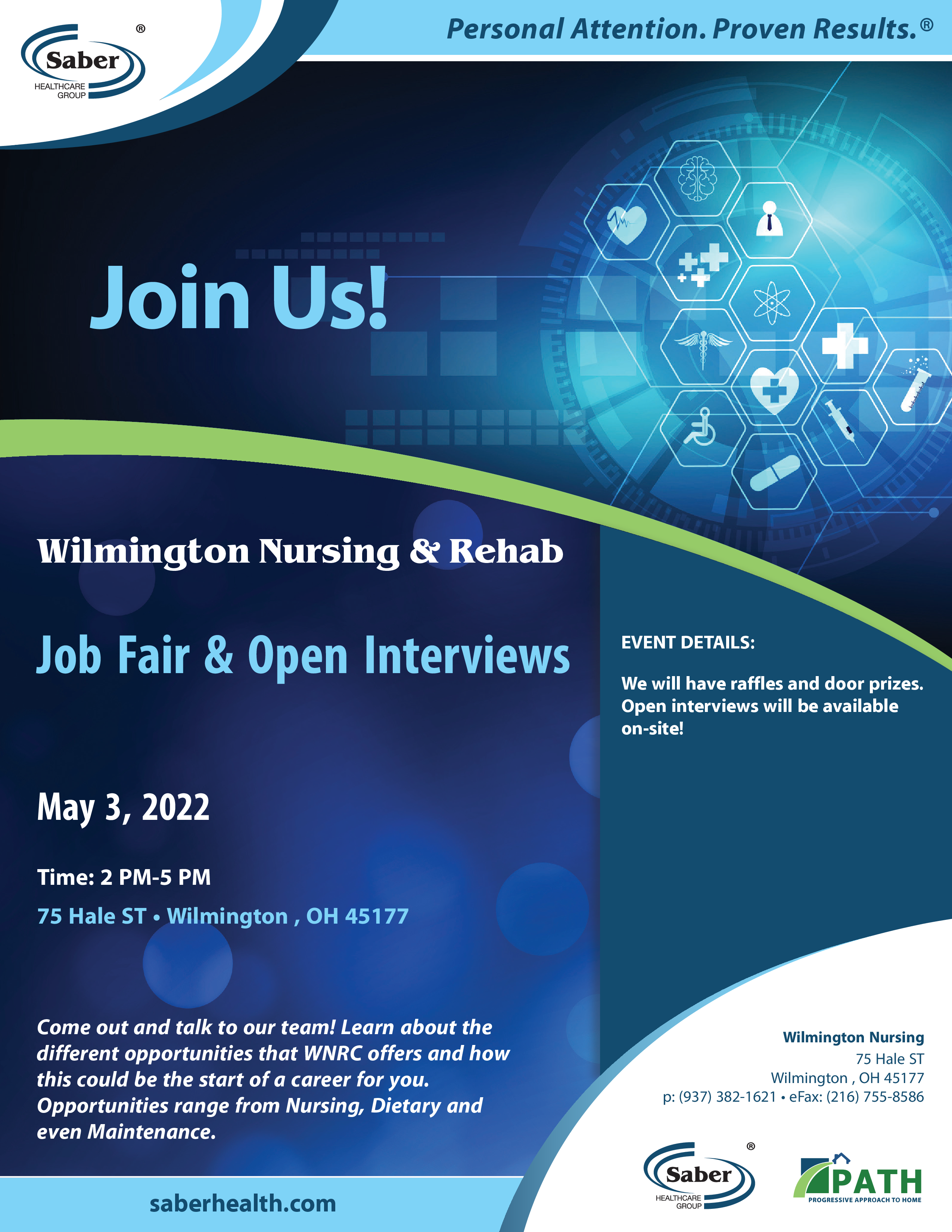 wilmington job fair poster may 3rd 2022