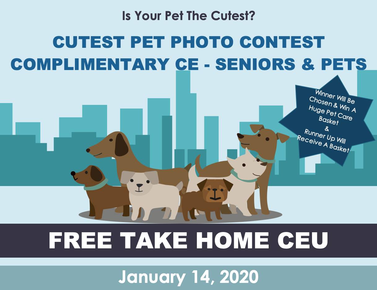 Cutest Pet Photo Contest at The Woodlands Health and Rehab Center