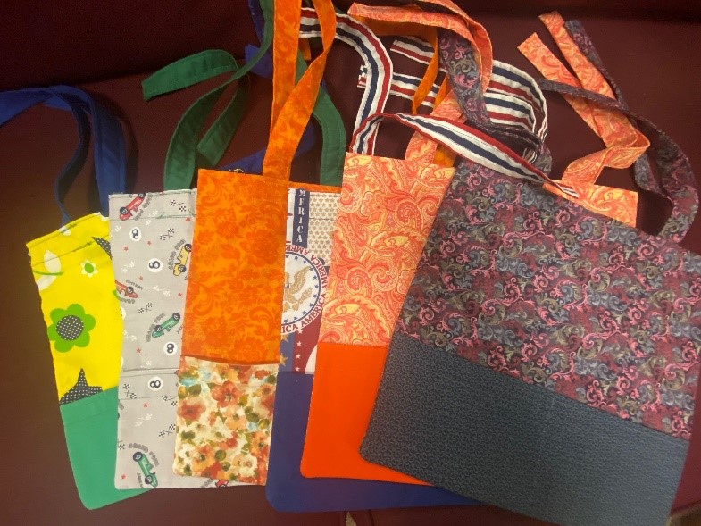 Local Organization Donates Handmade Bags to Senior Rehab Center
