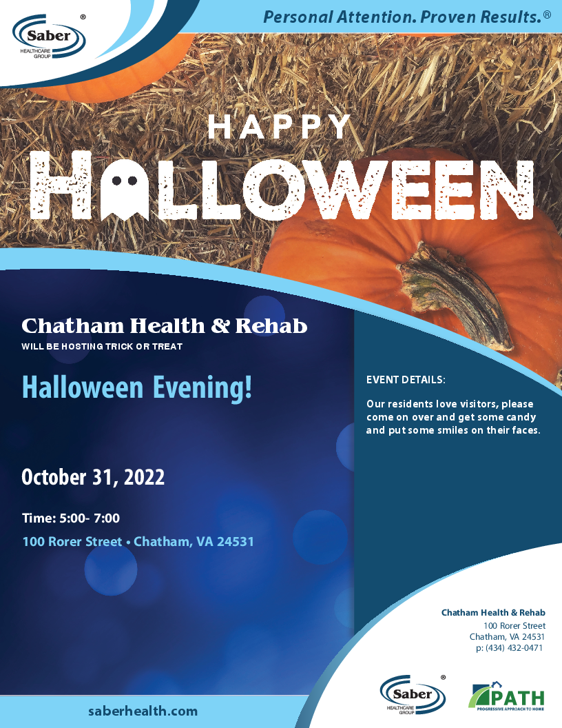 TrickorTreat at Chatham Health and Rehab